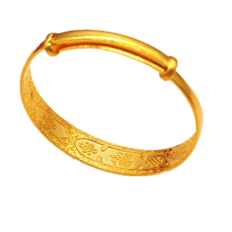 פליז מצופה זהב אפריקאי החתונה צמיד תכשיטי אופנה דובאי חיקוי זהב התזת Gipsophila תכשיטים צמיד
