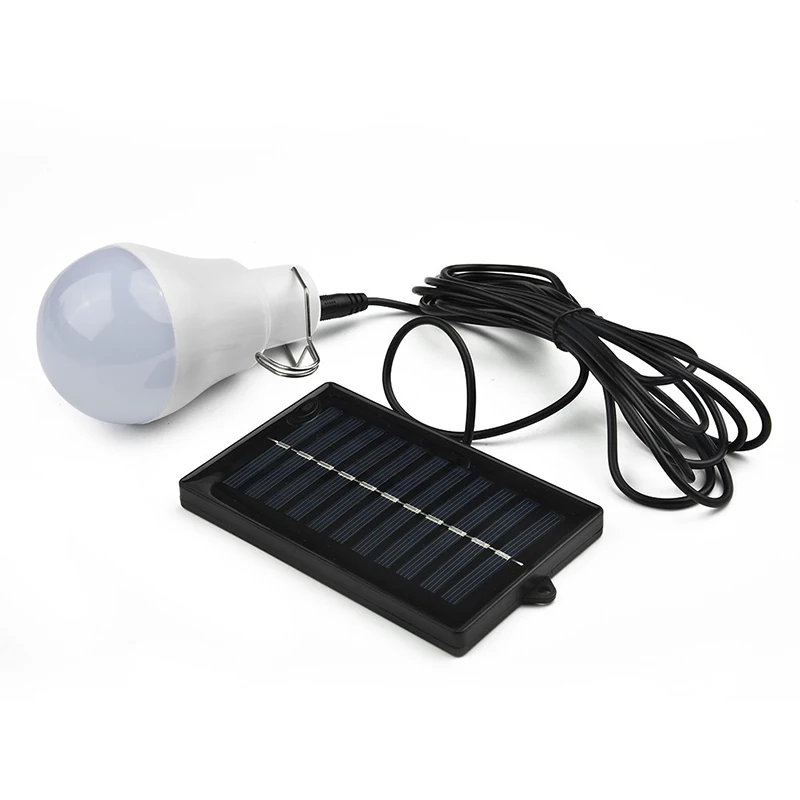 נטענת LED מנורה סולרית חיצוני נייד לתלות אור חירום מופעל סולארית הנורה הוק תיקון אוהל דיג, קמפינג מנורה