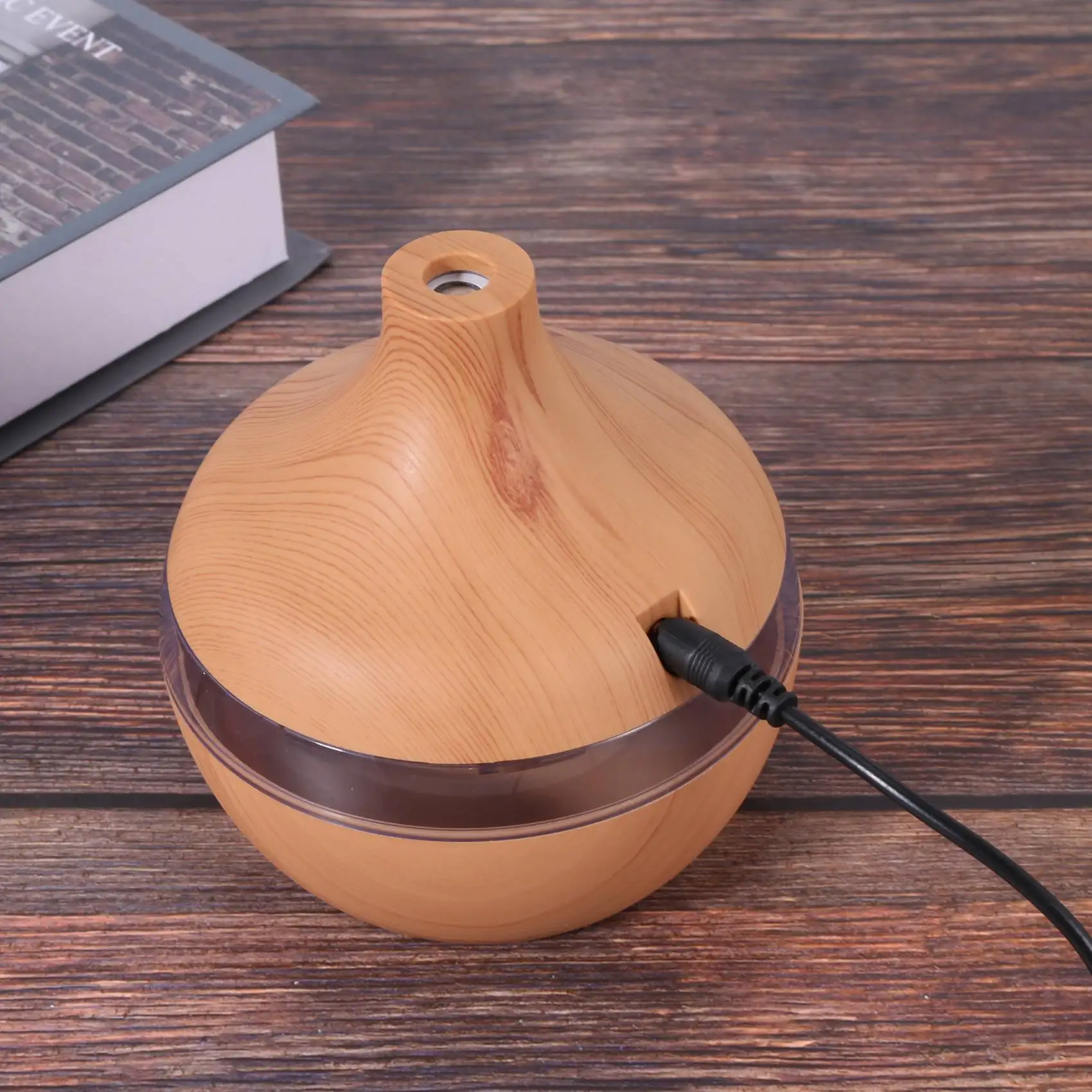 עץ תבואה ארומתרפיה USB מכשיר אדים טיפות מים וטיהור אוויר שמן ארומה מפזר יצירתי בבית דגן