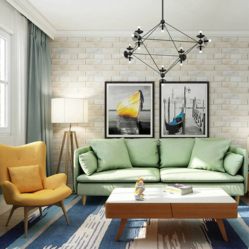 כורסה מינימליסטי בסלון ספת בד אירופאי מודרני בסלון ספה עצלן מעוקל Divani דה Soggiorno פריטים ביתיים
