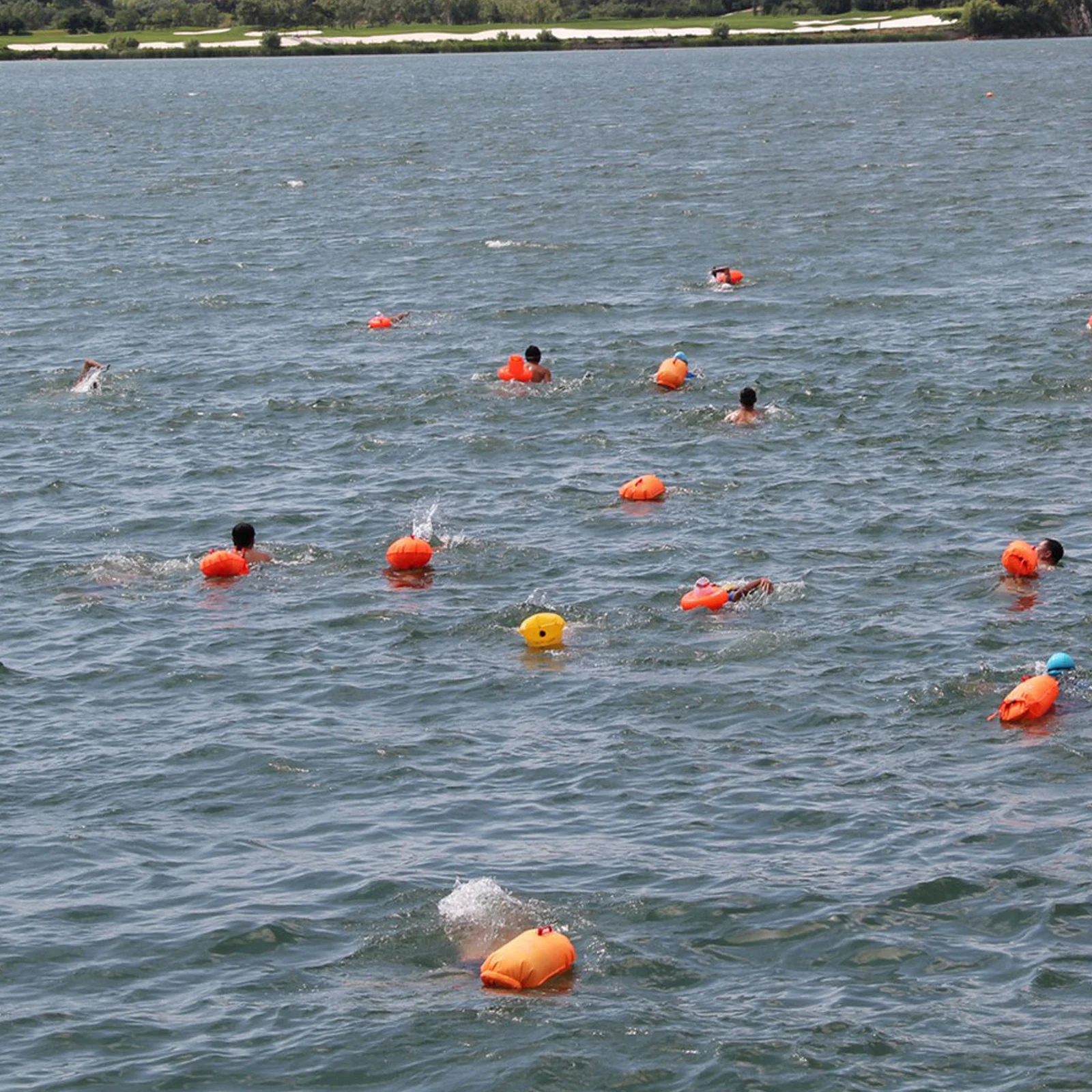 צף מתנפח אות להיסחף תיק חיצוני בטיחות PVC שחייה מצוף תכליתי לשחות, לצוף תיק ספורט מים