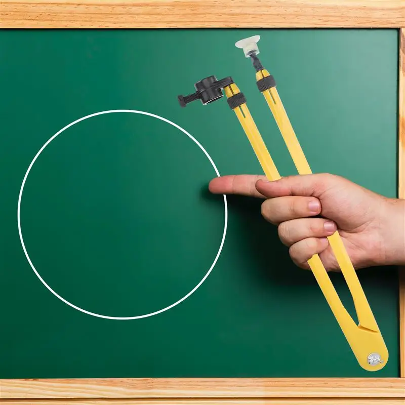 1pc לימוד כלי פלסטיק מצפן לצייר כלי מצפן בהוראת המתמטיקה סיוע הוראת המתמטיקה כלי לצייר כלי גדול מצפן