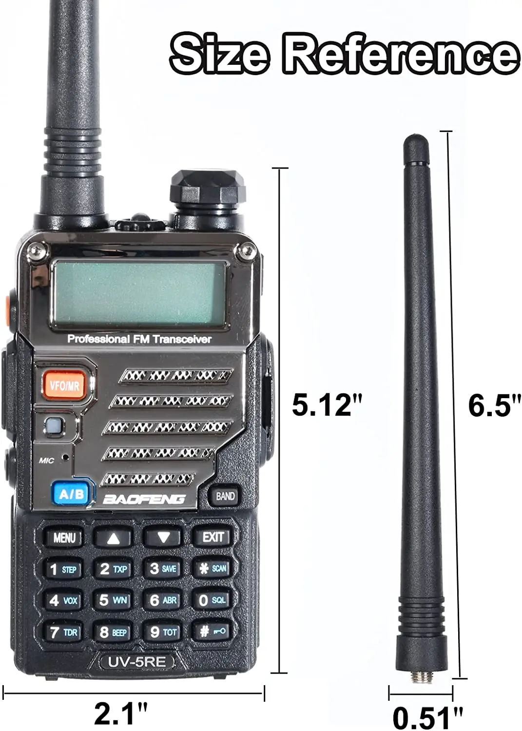 Baofeng מותג Pofung UV-5RE/5RE פלוס Dual Band ווקי טוקי UHF400-520/VHF136-174mhz כף יד נייד Dual Band Cb רדיו