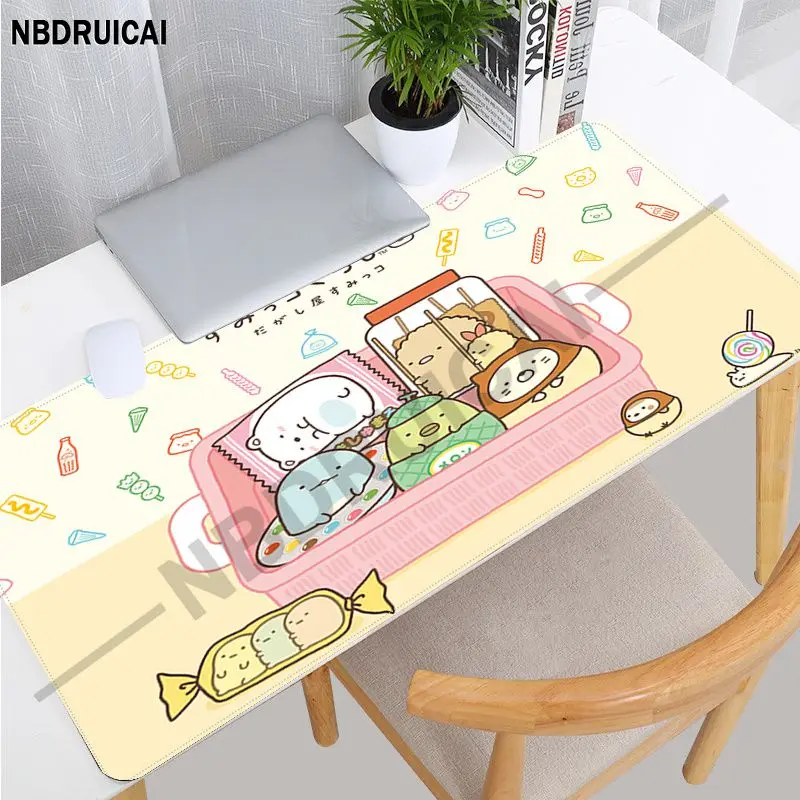 קריקטורה ורוד Sumikko Gurashi אופנה גומי עמיד העכבר שטיח משטח גודל קלידים מחצלת Mousepad לחבר מתנה