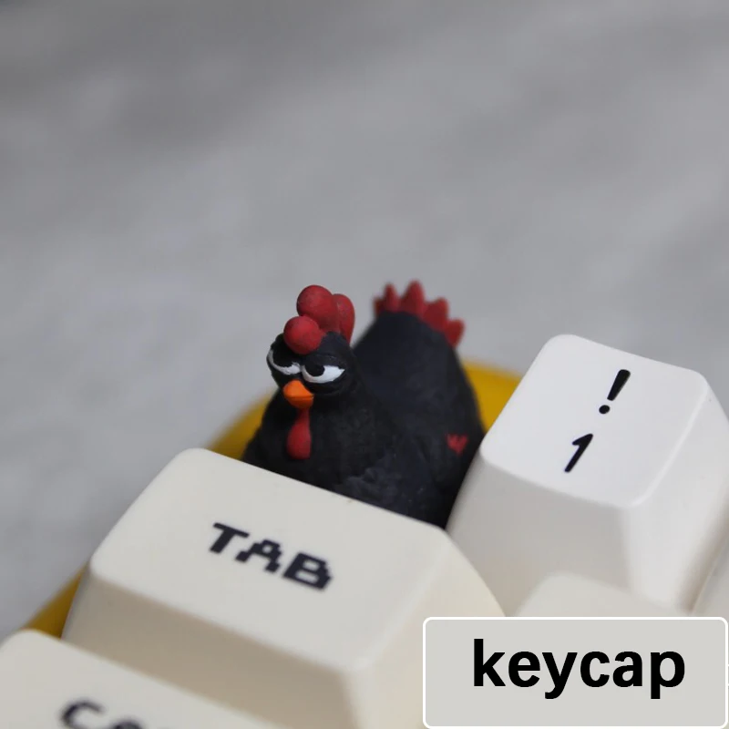 עוף שחור Keycap 3D מותאמת אישית ESC R4 ביצה בקן לחצות ציר אביזרי מחשב משחק מכני מקש מקלדת