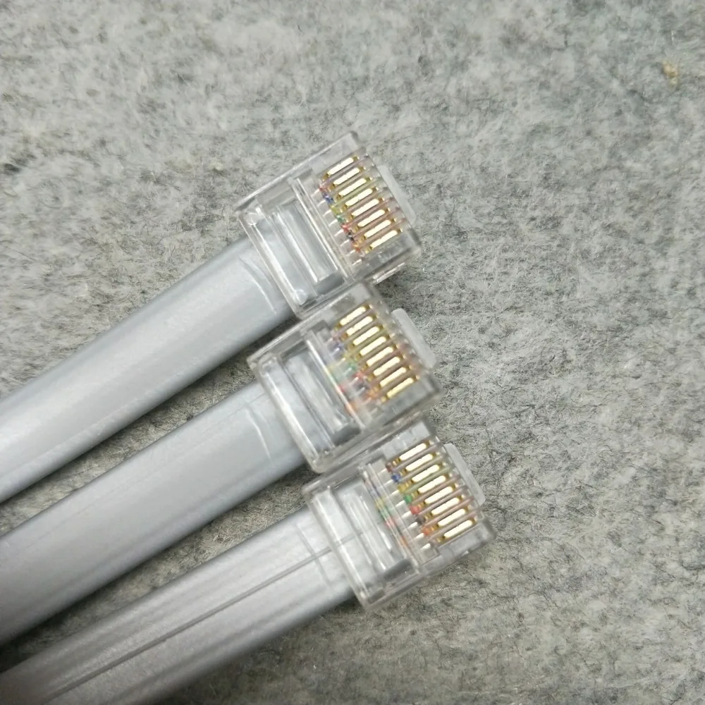 חם CAT5 UTP רשת, כבל מחשב כבל מתאם תיקון כבל קצר שטוח מחבר RJ45 קריסטל הראש LAN חוט נחושת עם אטריות קו