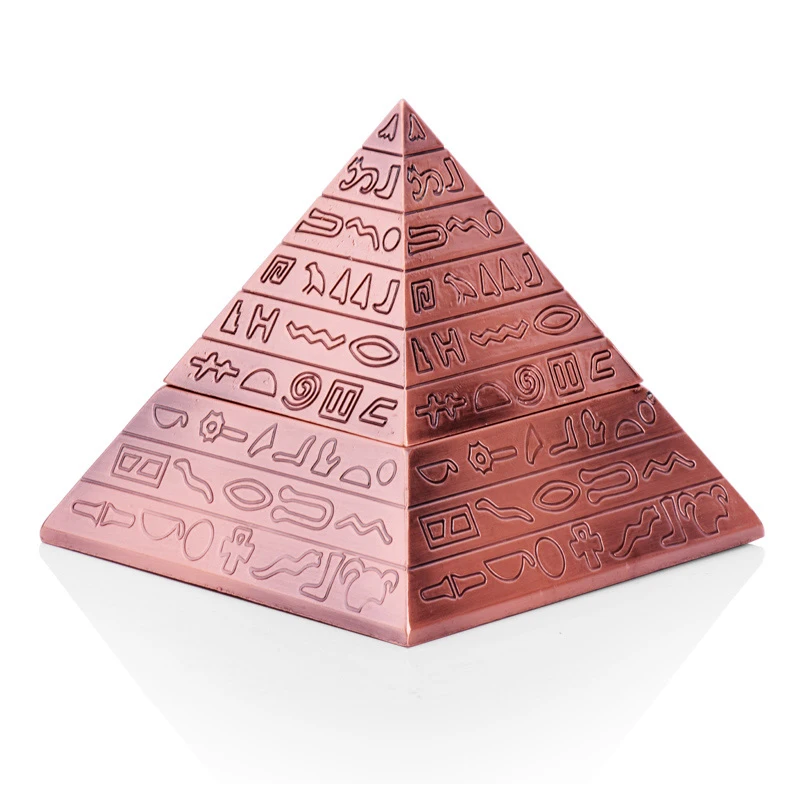 יצירתי הפירמידה מאפרה רטרו גילוף אישיות אופנה מאפרה המצרי מאפרות בבית קישוט חיצוני מקורה מתנות