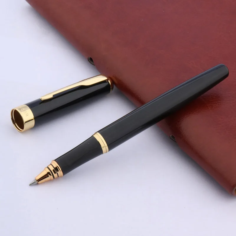 baoer 388 שחור המשרד כתיבה זהב חצים לקצץ עט רולר בול