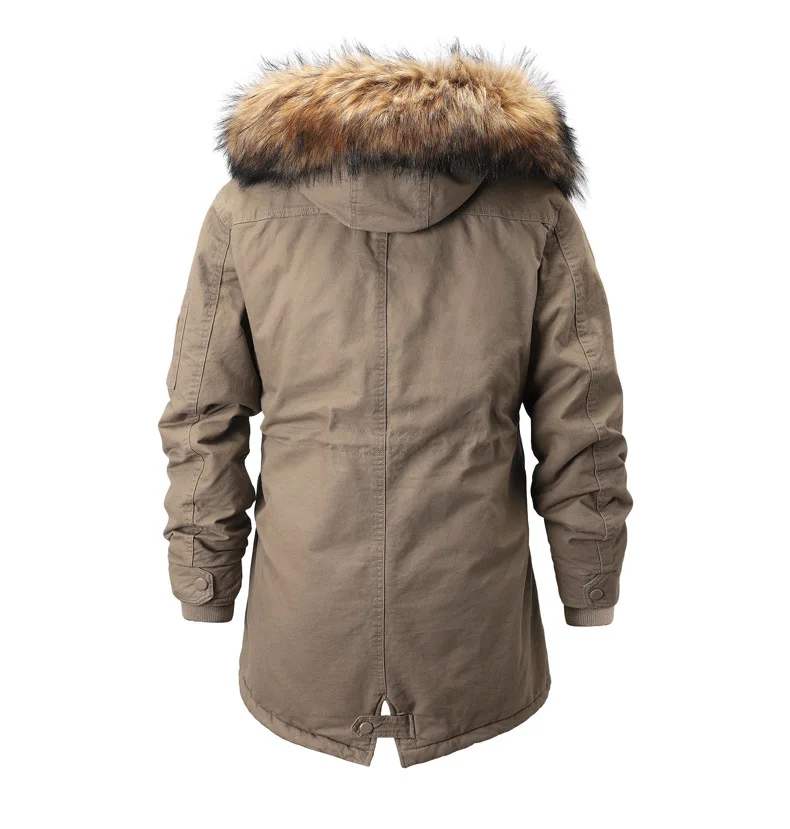 בחורף אנשים סופר עבה מעיל Mens לעבות חמים צמר עם ברדס מעיילי מעיל זכר אמצע אורך המעיל jaqueta masculina