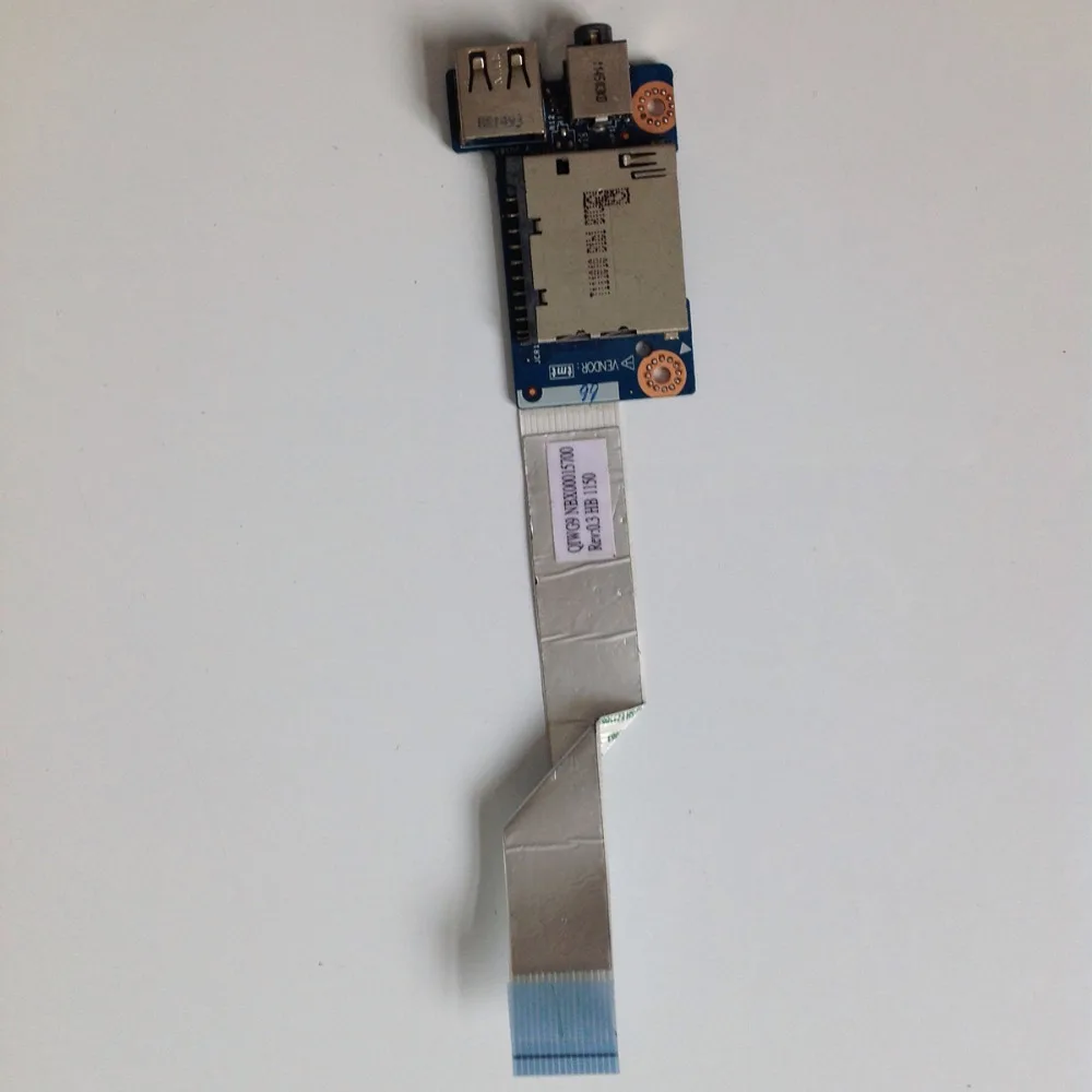 חדש שמע מקורית קורא כרטיסי SD Board w/Cable For Lenovo G480 G485 סדרה,P/N LS-7986P NBX00015700