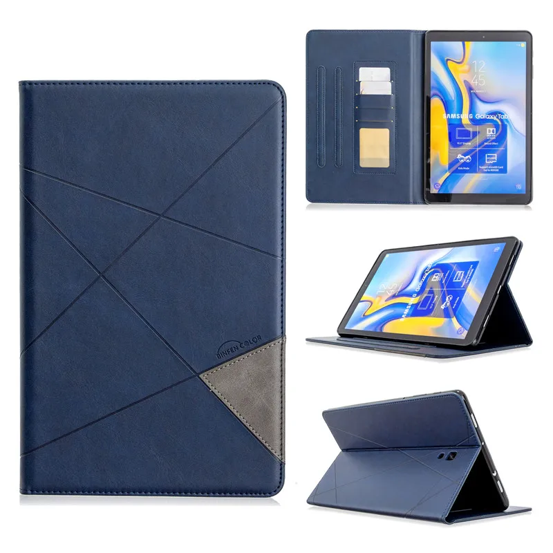 עבור Samsung Galaxy Tab בן 10.5 SM-T590 SM-T595 עור Stand Case כיסוי חכם קאפה Coque על סמסונג טאב בן 10.5 2018 לוח Funda