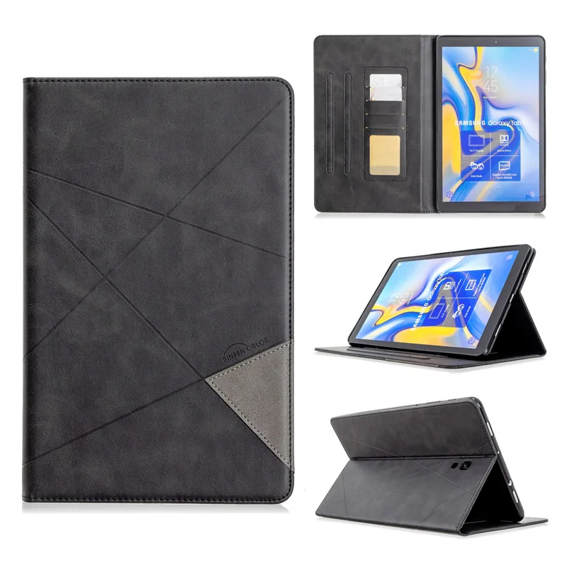 עבור Samsung Galaxy Tab בן 10.5 SM-T590 SM-T595 עור Stand Case כיסוי חכם קאפה Coque על סמסונג טאב בן 10.5 2018 לוח Funda