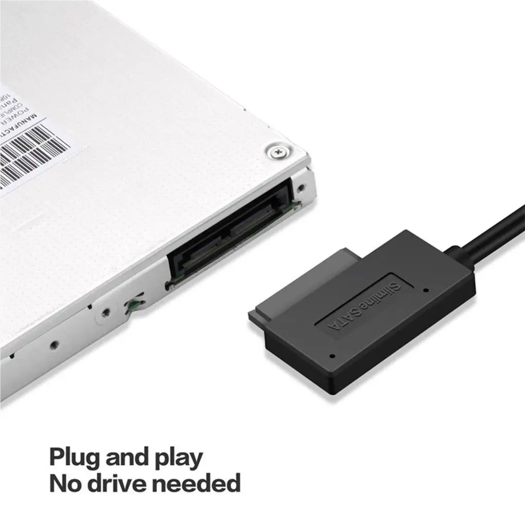 USB3.0 /USB2.0 ל-Mini-Sata 7+6 13Pin מתאם ממיר כבלים עבור המחשב הנייד CD/DVD ROM דק נסיעה