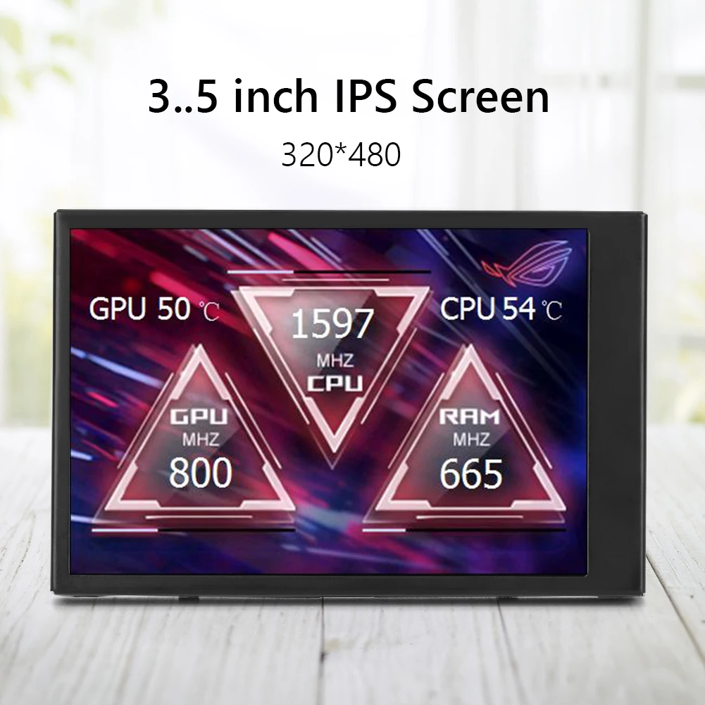 AIDA64 3.5 אינץ LCD מסך נסיעה חינם תצוגת צג מסך כפולה סוג-C ממשק 320x480 למחשבי PC/mini ITX מארז/מעבד