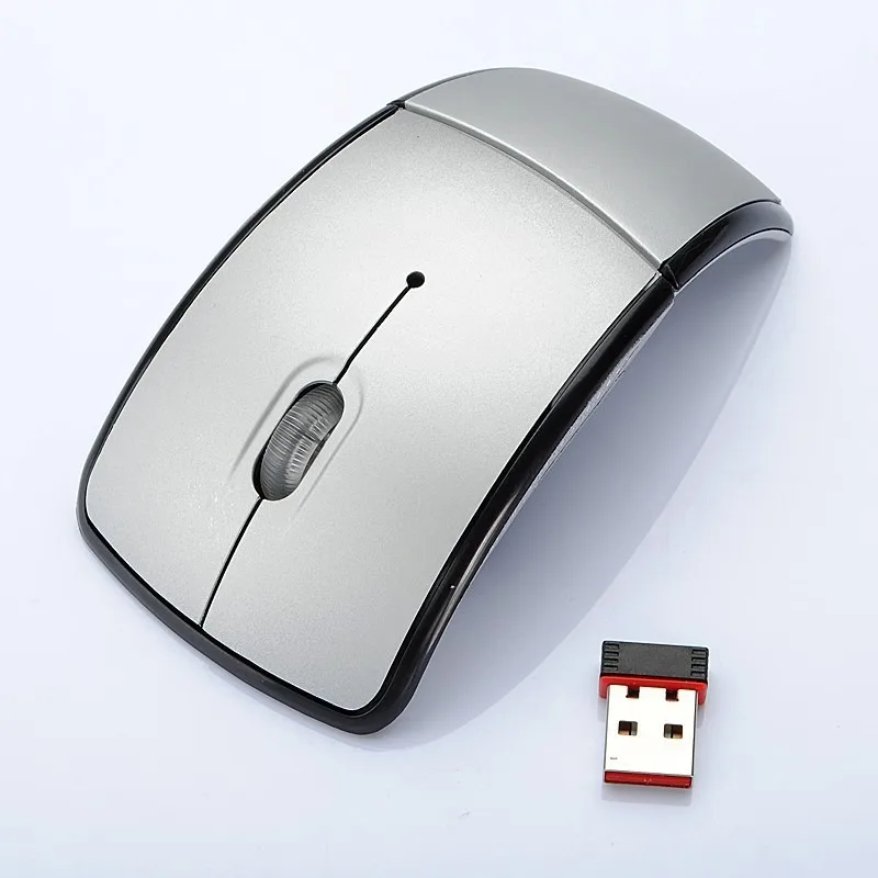 עכבר אלחוטי מתקפל נייד 2.4 G Mini USB הפוטואלקטרי בעכבר מחשב נייד אביזרים למשרד לעסק הביתה אופנה יצירתיים מתנה