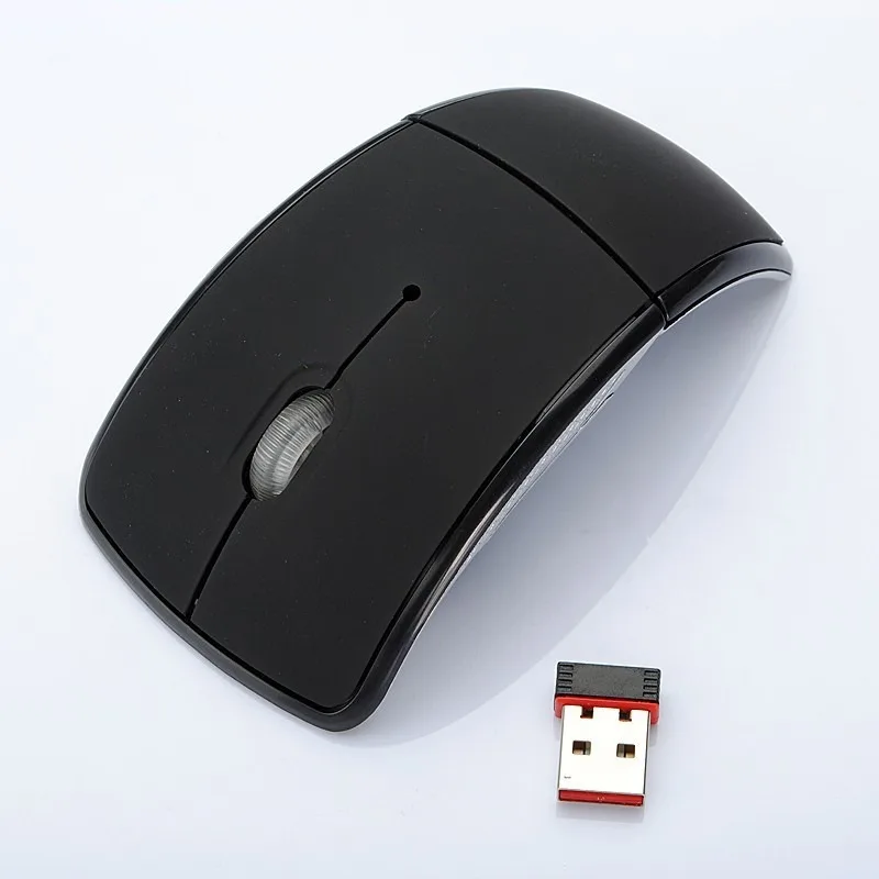 עכבר אלחוטי מתקפל נייד 2.4 G Mini USB הפוטואלקטרי בעכבר מחשב נייד אביזרים למשרד לעסק הביתה אופנה יצירתיים מתנה