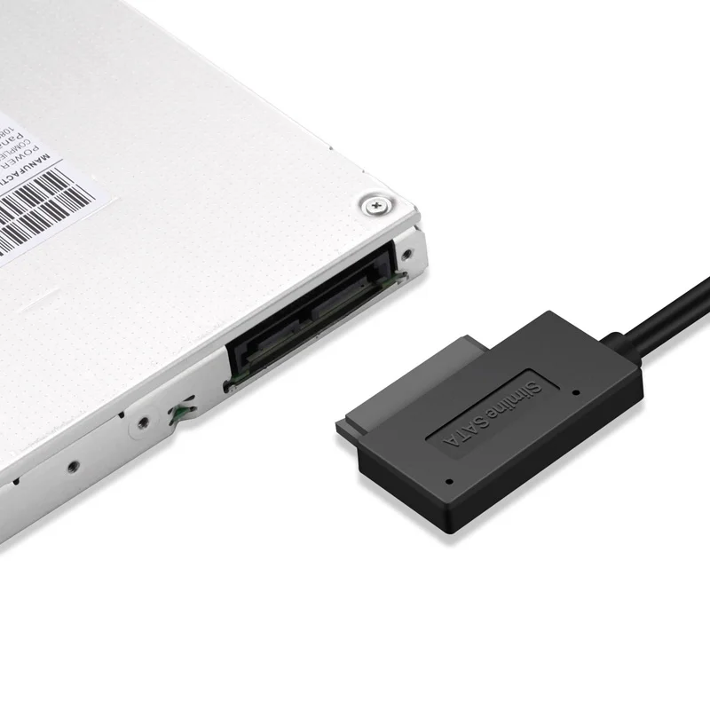 USB 2.0 6 7 13Pin דק דק SATA עם כבל חיצוני USB2.0 אספקת החשמל למחשב נייד מחשב נייד CD-ROM, DVD-ROM מוזר