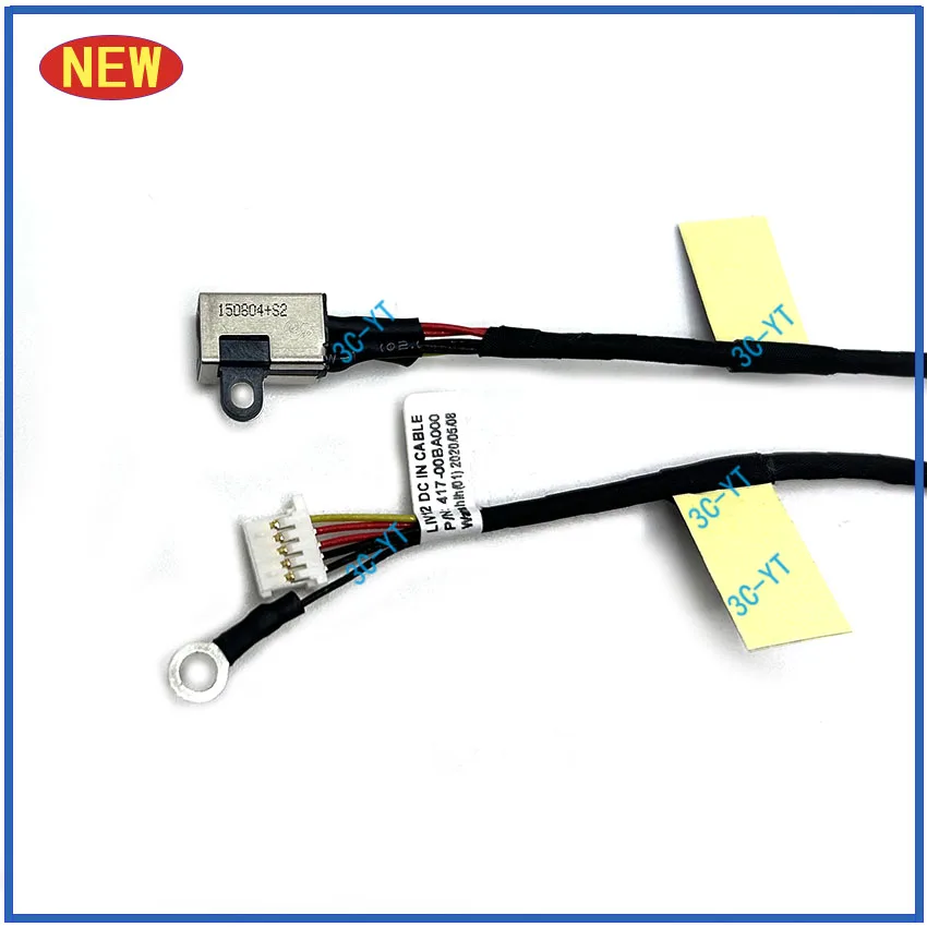1-10PCS נייד חדש, DC Jack Cable כבל חשמל שקע עבור Dell Latitude 12 Rugged לוח 7202 417-00BA000