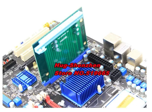 איכות חדשה וגבוהה DIY מארז PCI-E הפוכה כרטיס X16 graphics card PCI-E 16X 90 מעלות כרטיס מתאם עבור 4U