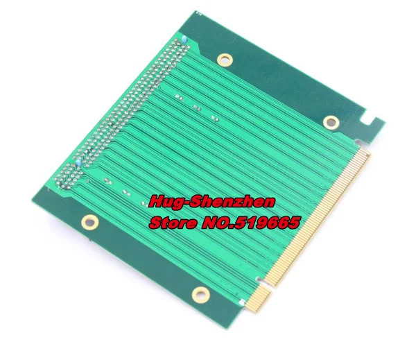 איכות חדשה וגבוהה DIY מארז PCI-E הפוכה כרטיס X16 graphics card PCI-E 16X 90 מעלות כרטיס מתאם עבור 4U