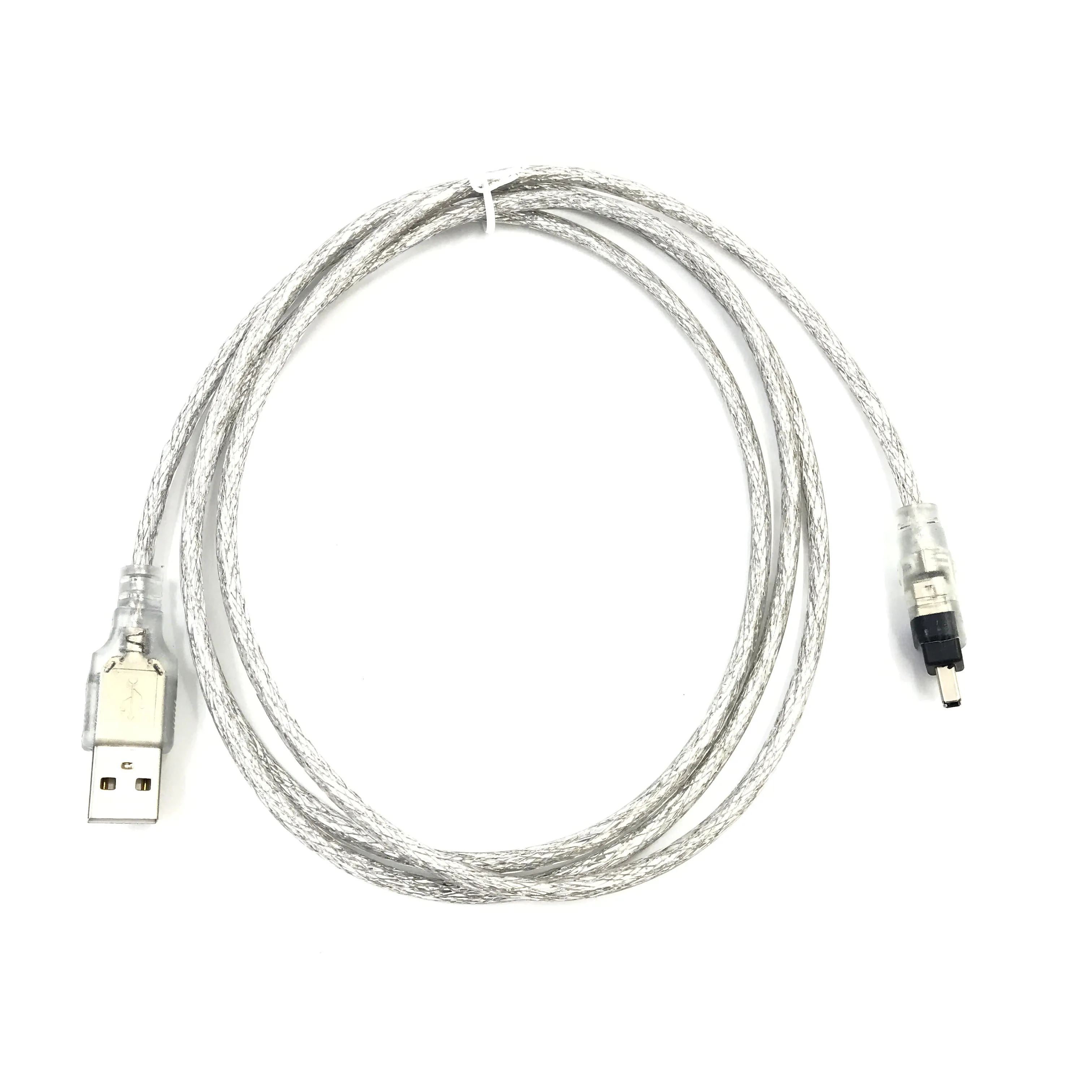 USB זכר ל-Firewire IEEE 1394 4 פינים זכר iLink מתאם כבל firewire 1394 כבלים עבור SONY DCR-TRV75E DV מצלמה כבל 100 ס 