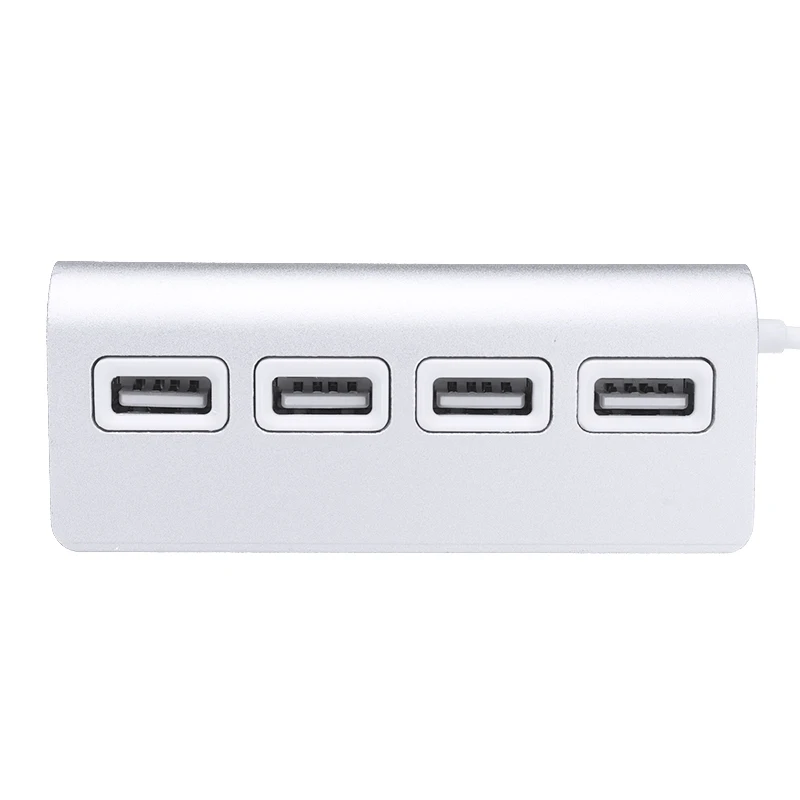 4 נמל אלומיניום רכזת USB עם 11 אינץ כבל מסוכך עבור IMac MacBooks מחשב אלקטרוניקה אביזרים